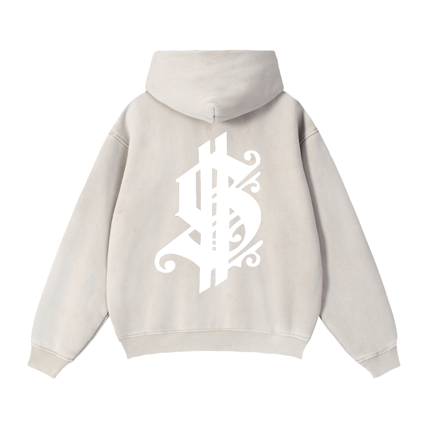 Zip-Through Boxy Fleece Hoodie
