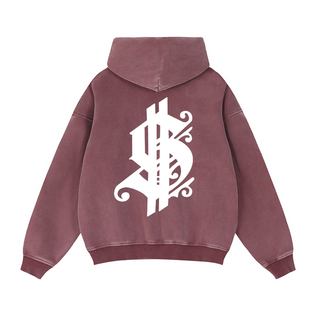 Zip-Through Boxy Fleece Hoodie