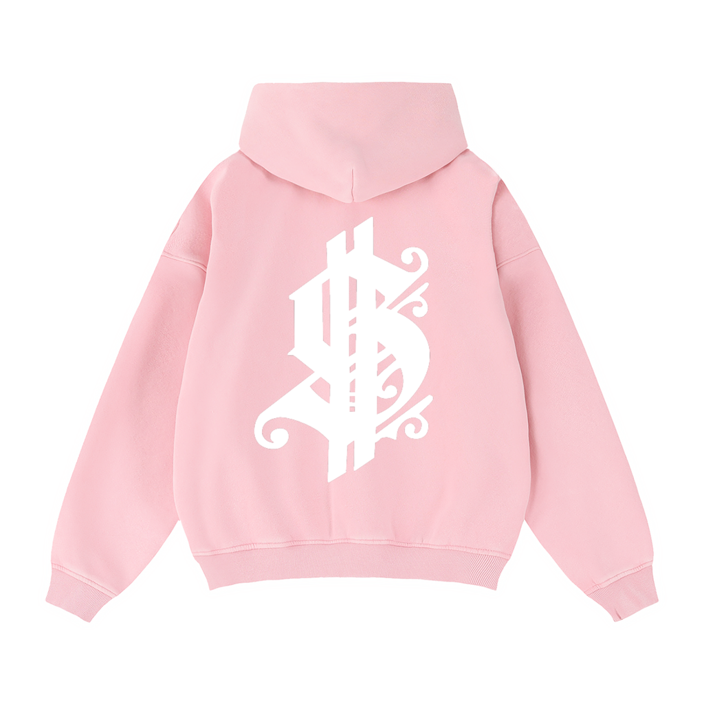 Zip-Through Boxy Fleece Hoodie